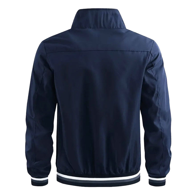Autumn Zippered Windbreaker Jacket for Men