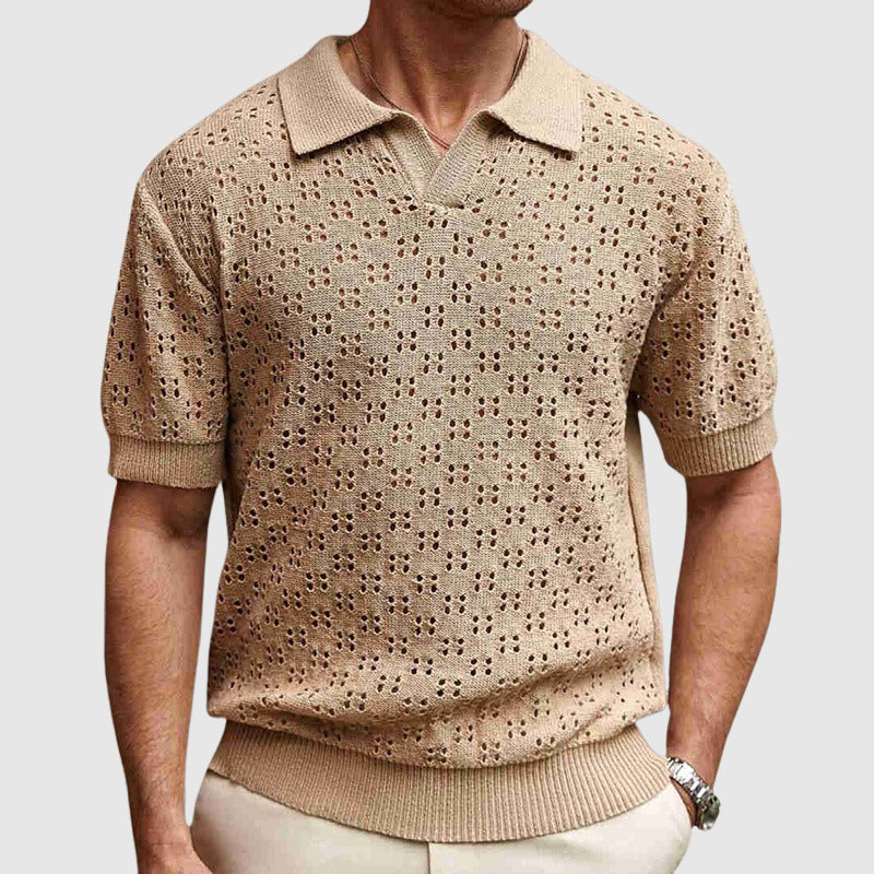 Ben Smith Capri Eyelet Knit Polo