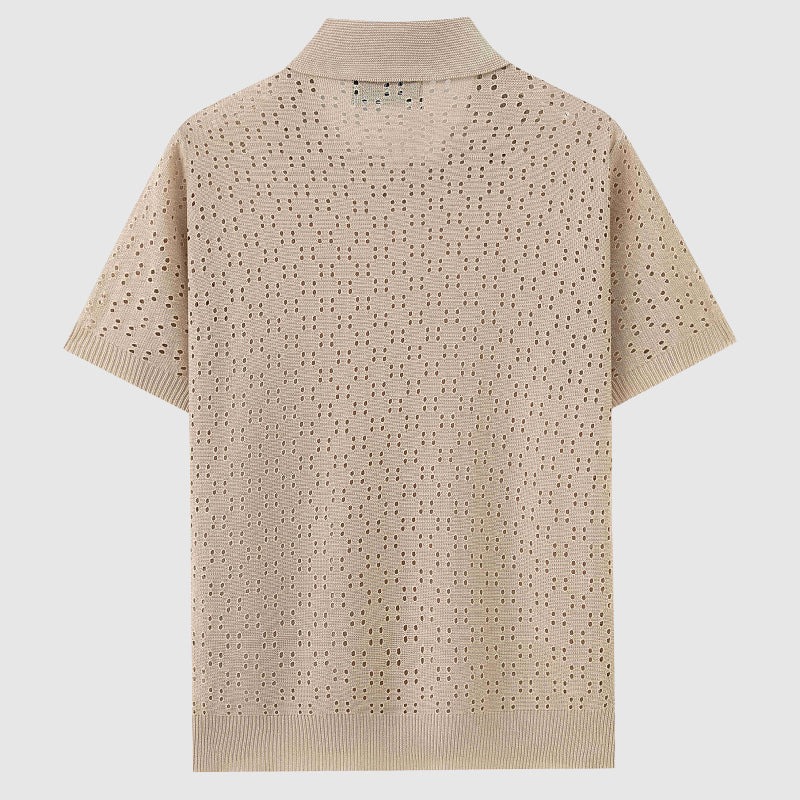 Ben Smith Capri Eyelet Knit Polo