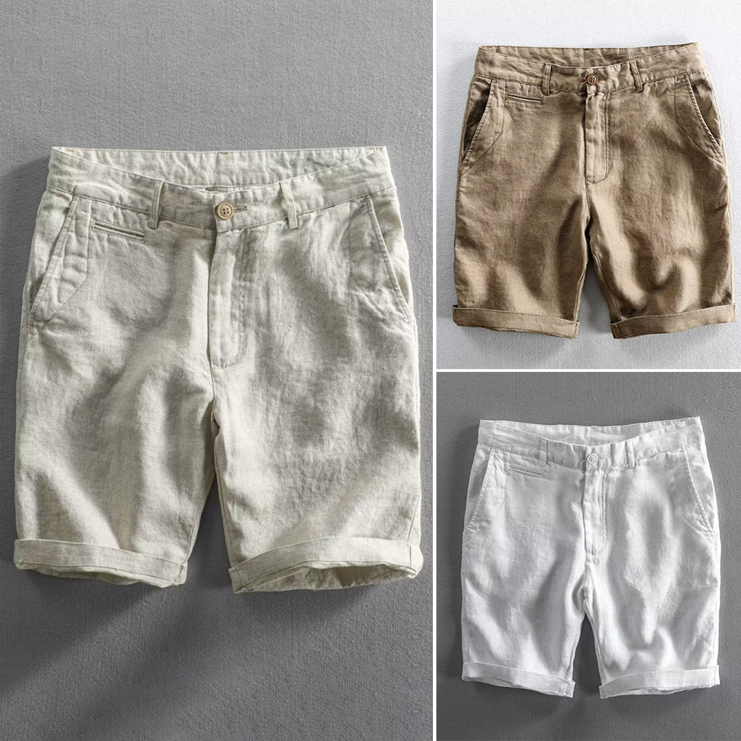 Ben Smith Lagoon Linen Shorts