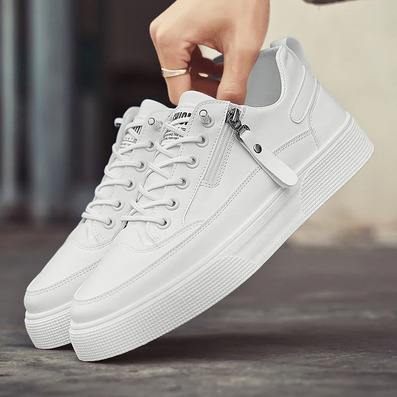 City Stride Leather Sneakers