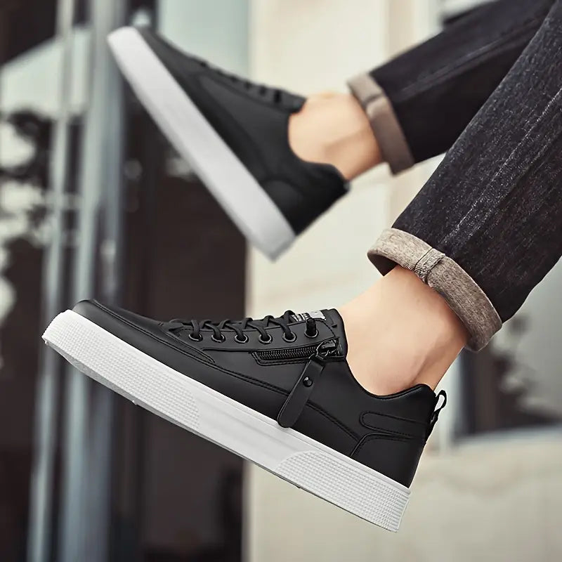 City Stride Leather Sneakers