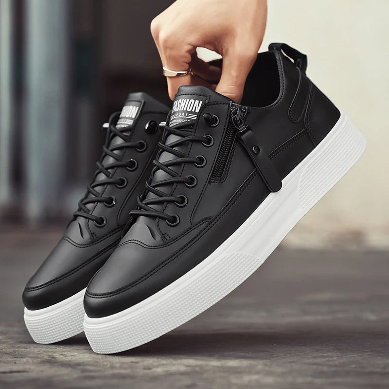 City Stride Leather Sneakers