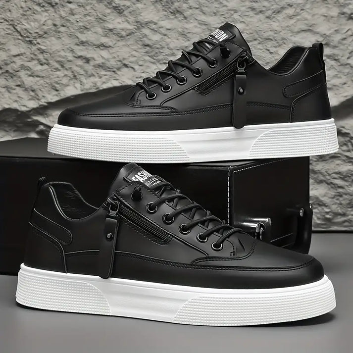 City Stride Leather Sneakers