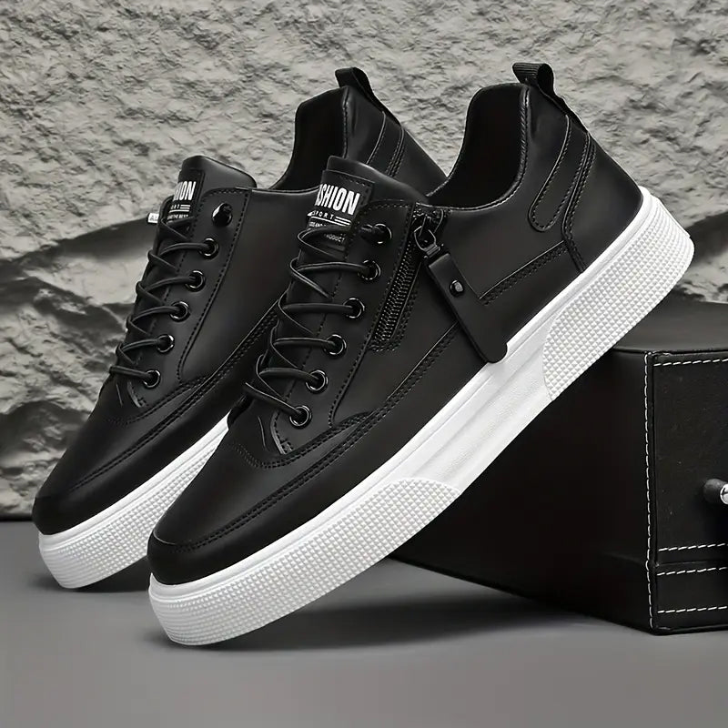 City Stride Leather Sneakers