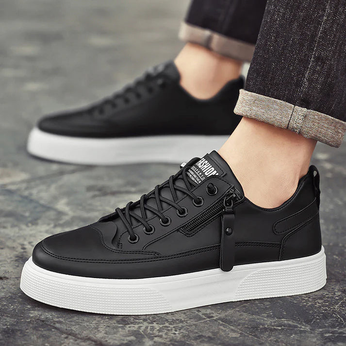 City Stride Leather Sneakers