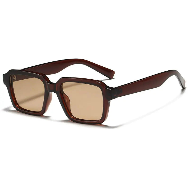 Clean-Line Sunglasses with Square Frames