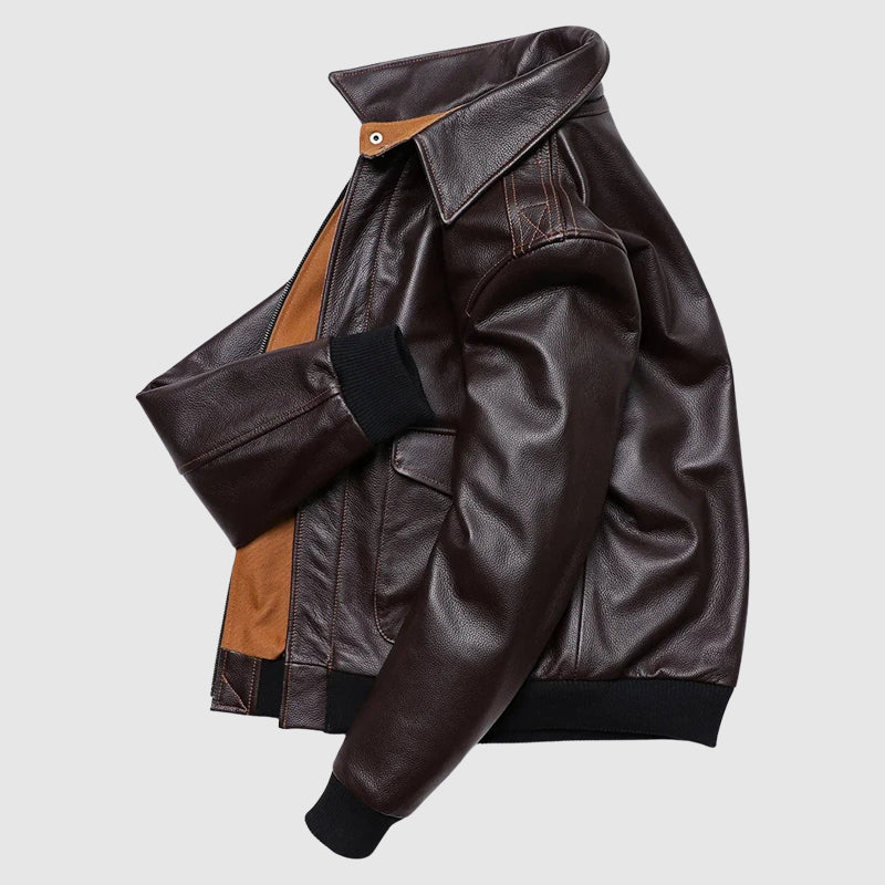 Jack Washington Aviator Leather Jacket