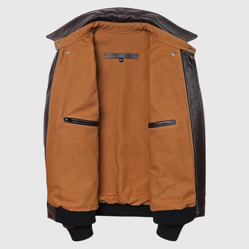 Jack Washington Aviator Leather Jacket