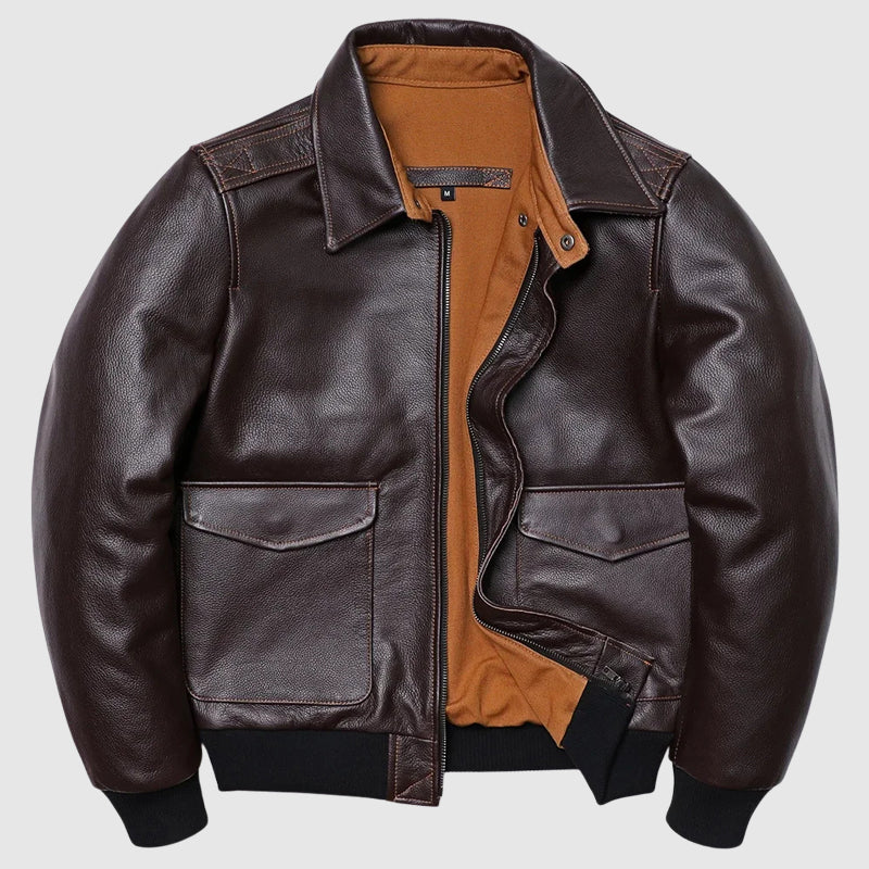 Jack Washington Aviator Leather Jacket