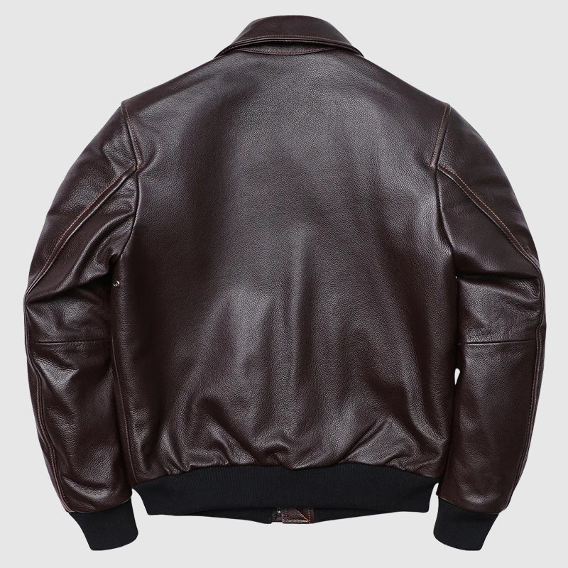 Jack Washington Aviator Leather Jacket