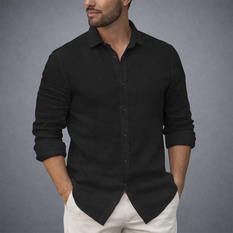 Jack Washington Cotton Shirt with Button Front