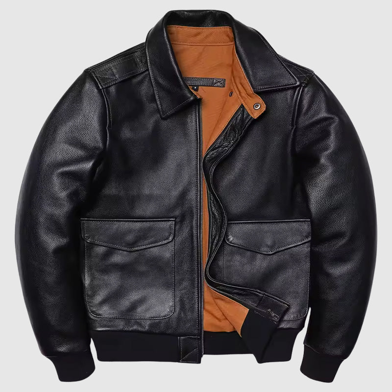 Jack Washington Aviator Leather Jacket