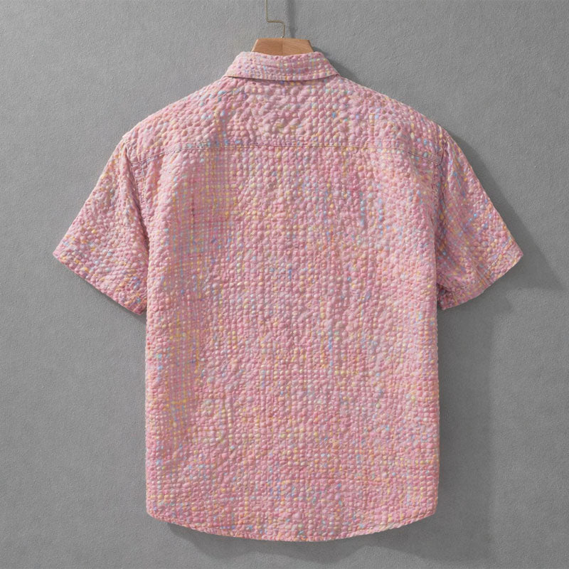 Jack Washington Button-Up Shirt with Textured Pattern