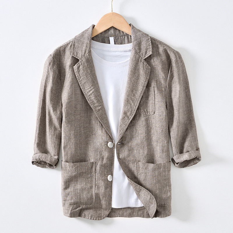 James Scott Côte d'Azur Linen Blazer