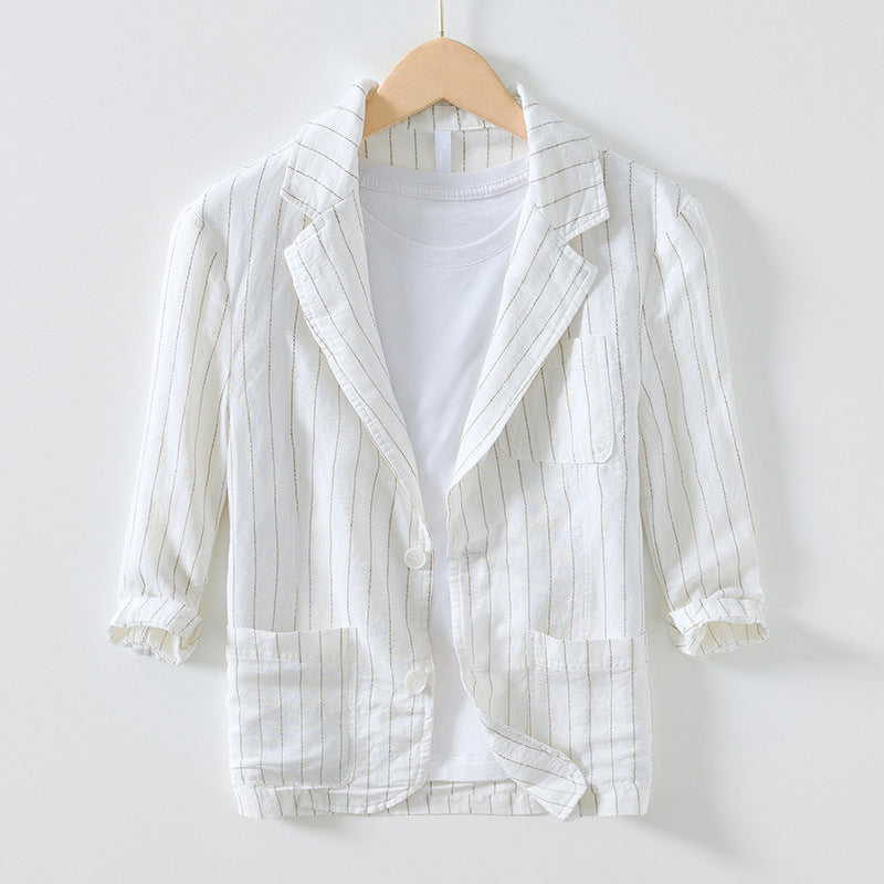 James Scott Côte d'Azur Linen Blazer