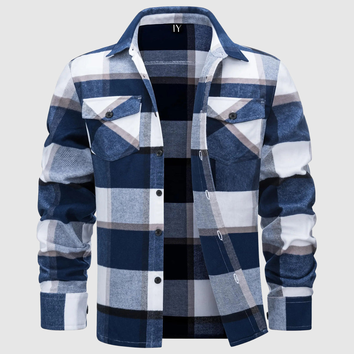 James Scott Metro Check Flannel Shirt