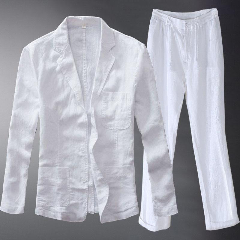 L'Harmonie Linen Duo Set by Franco Bianchi