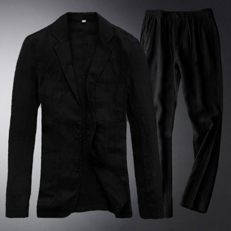 L'Harmonie Linen Duo Set by Franco Bianchi