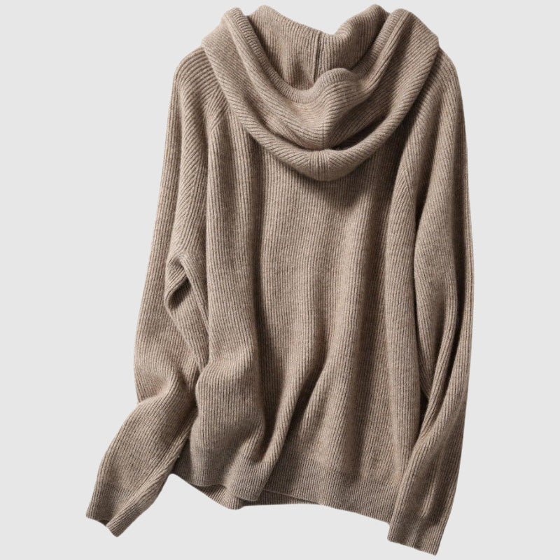 Luxury Soft Cashmere Hooded Women’s Sweater
