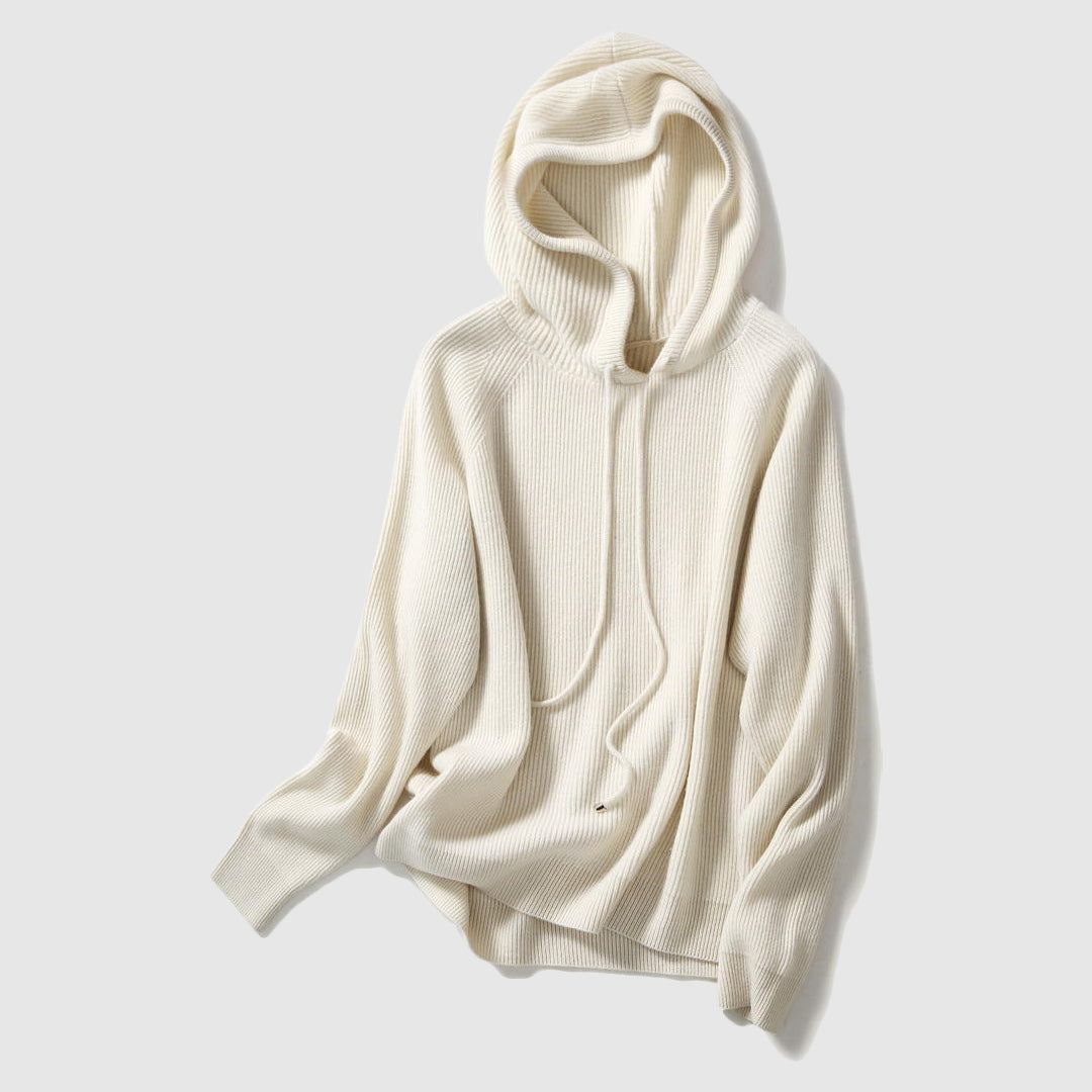 Luxury Soft Cashmere Hooded Women’s Sweater