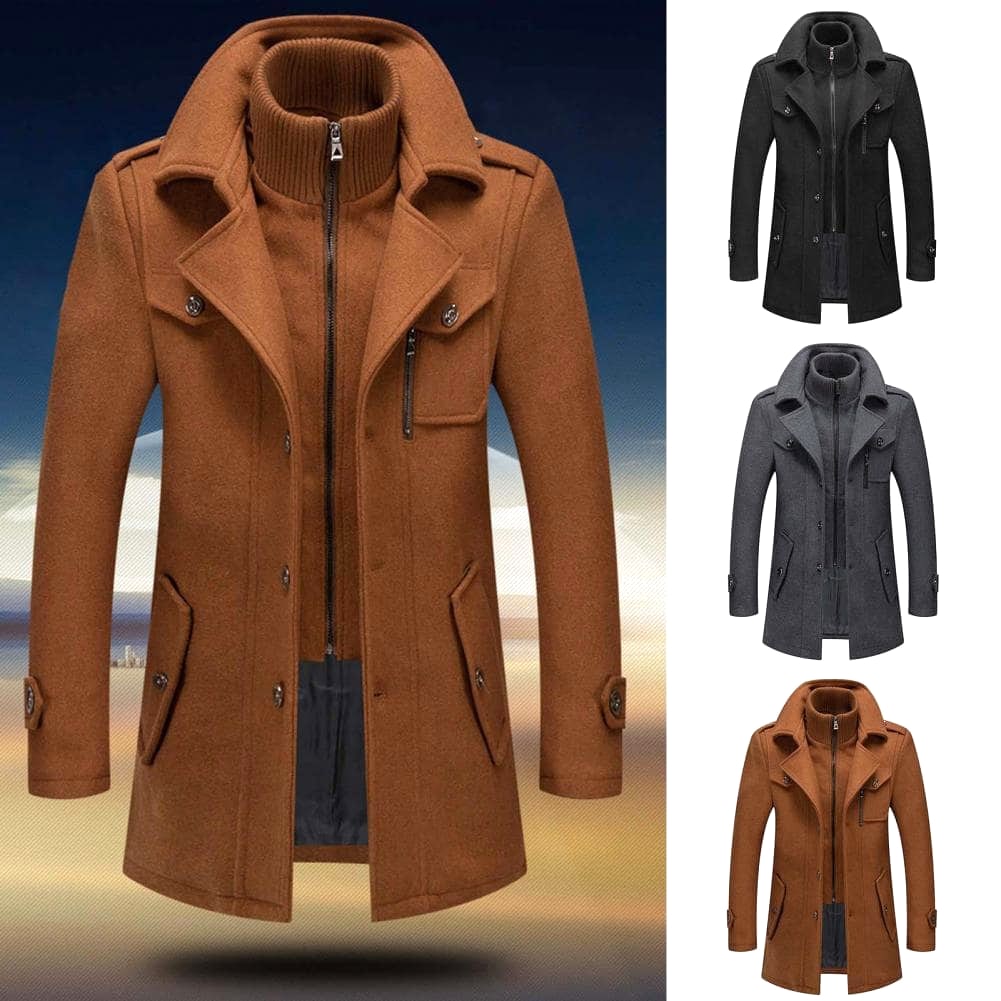 Men’s Wool Blend Weather-Ready Coat