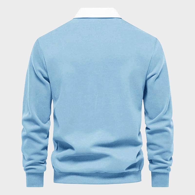 Refined Long Sleeve Polo Shirt