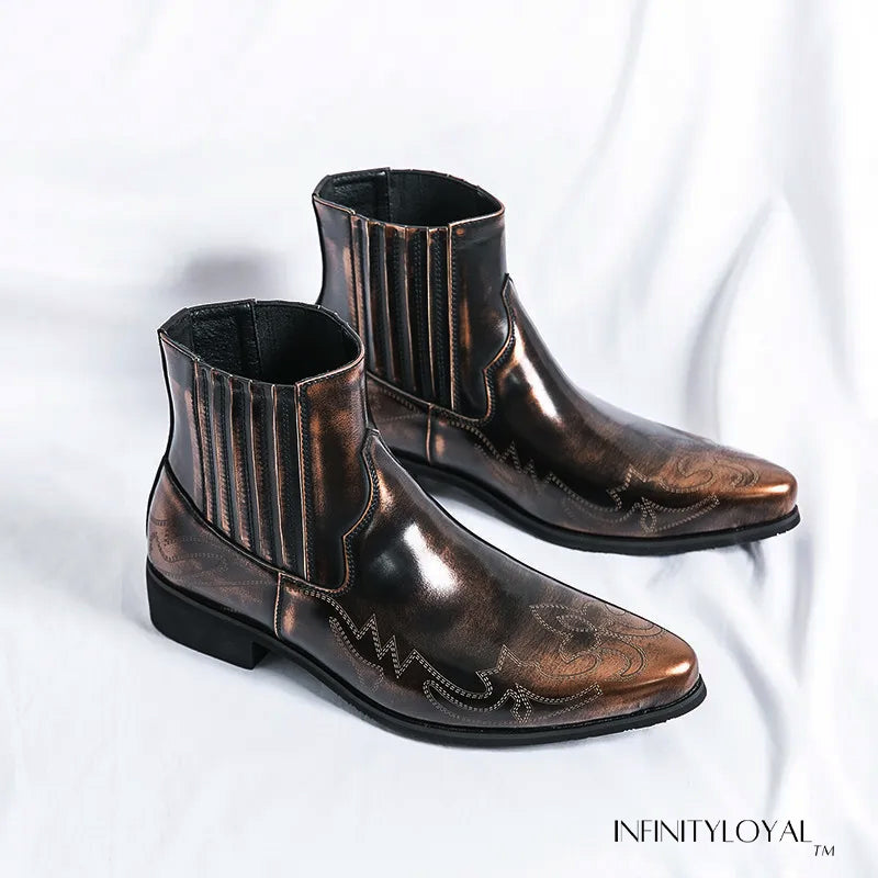 Regal Gold Chelsea Boots