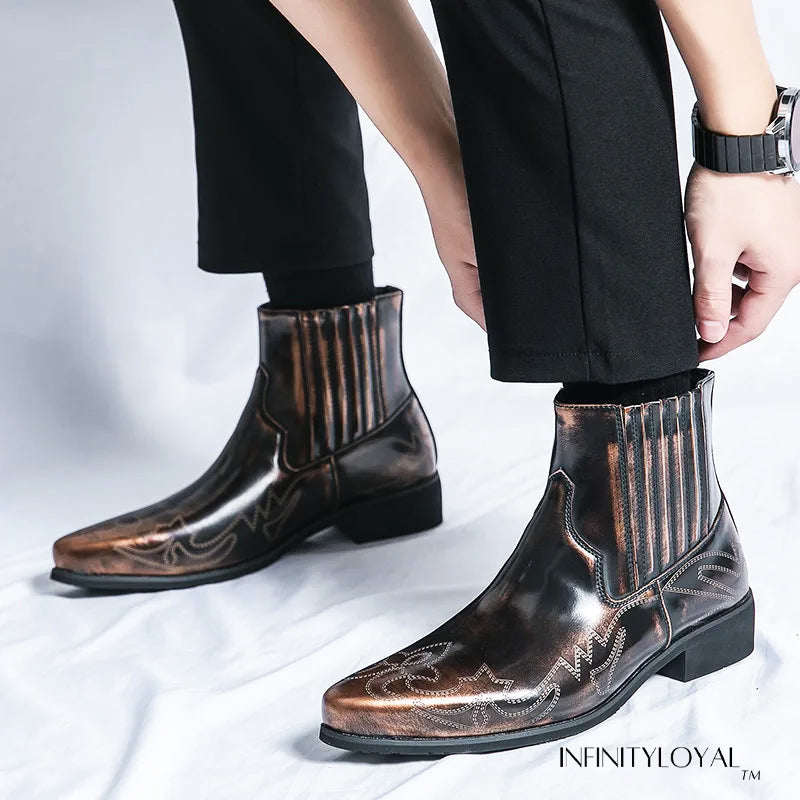 Regal Gold Chelsea Boots