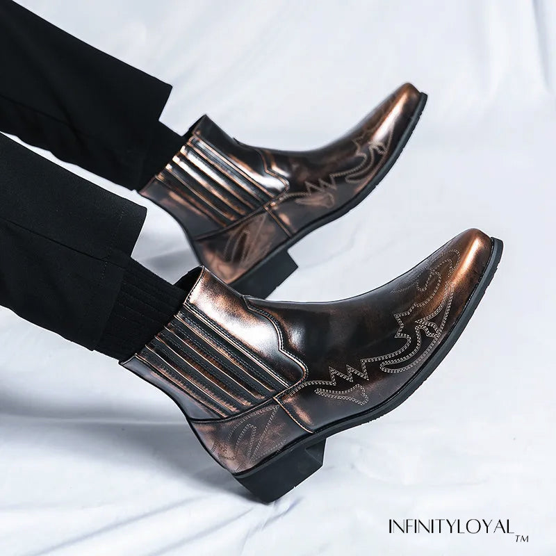 Regal Gold Chelsea Boots