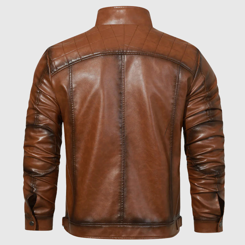 Renard Timeless Brown Leather Jacket