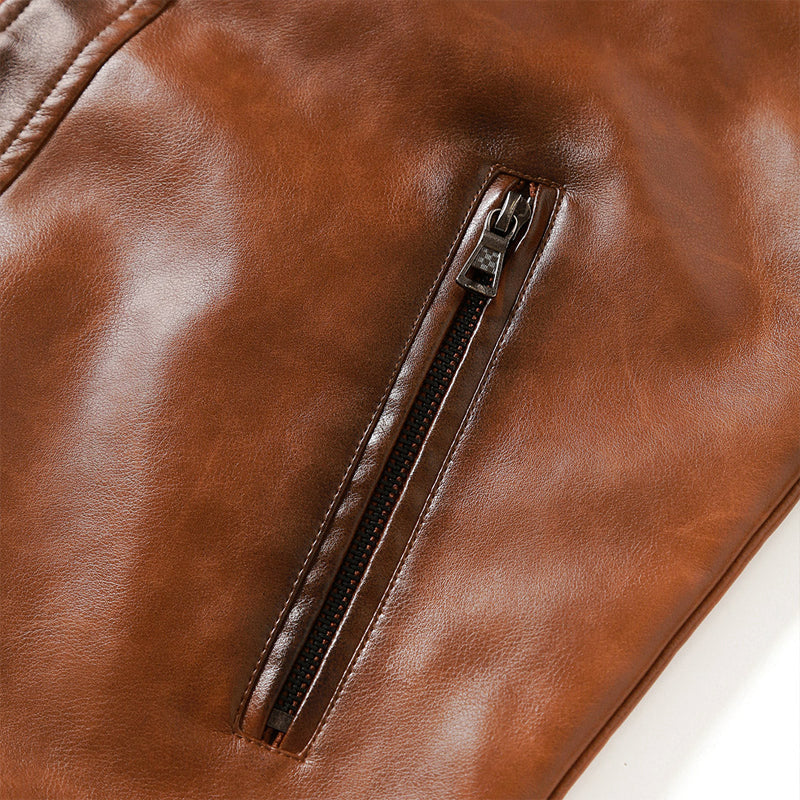 Renard Timeless Brown Leather Jacket
