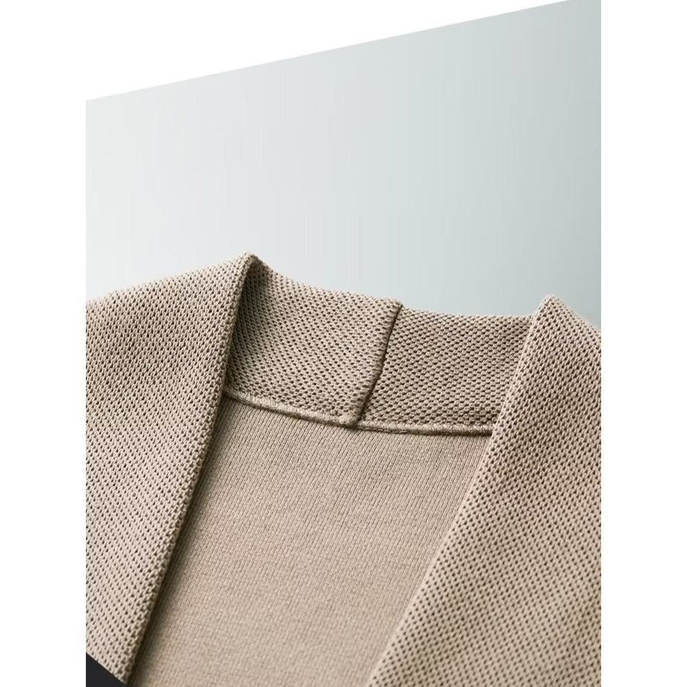 Slim-Fit Stretch Men’s Urban Style Cardigan
