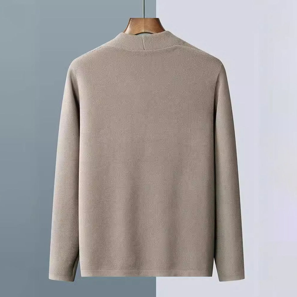 Slim-Fit Stretch Men’s Urban Style Cardigan