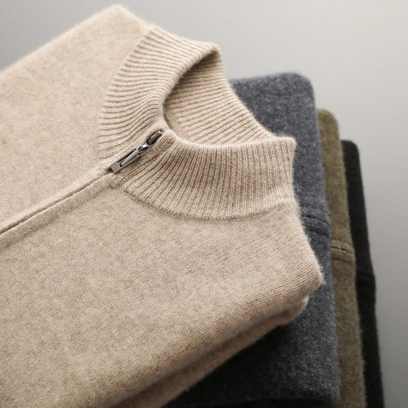 Sophisticated Cashmere Wool Men’s Cardigan
