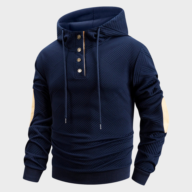 Streetform Textured ButtonUp Hoodie