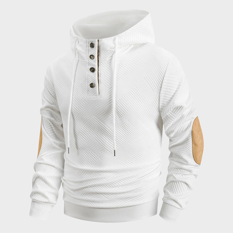 Streetform Textured ButtonUp Hoodie