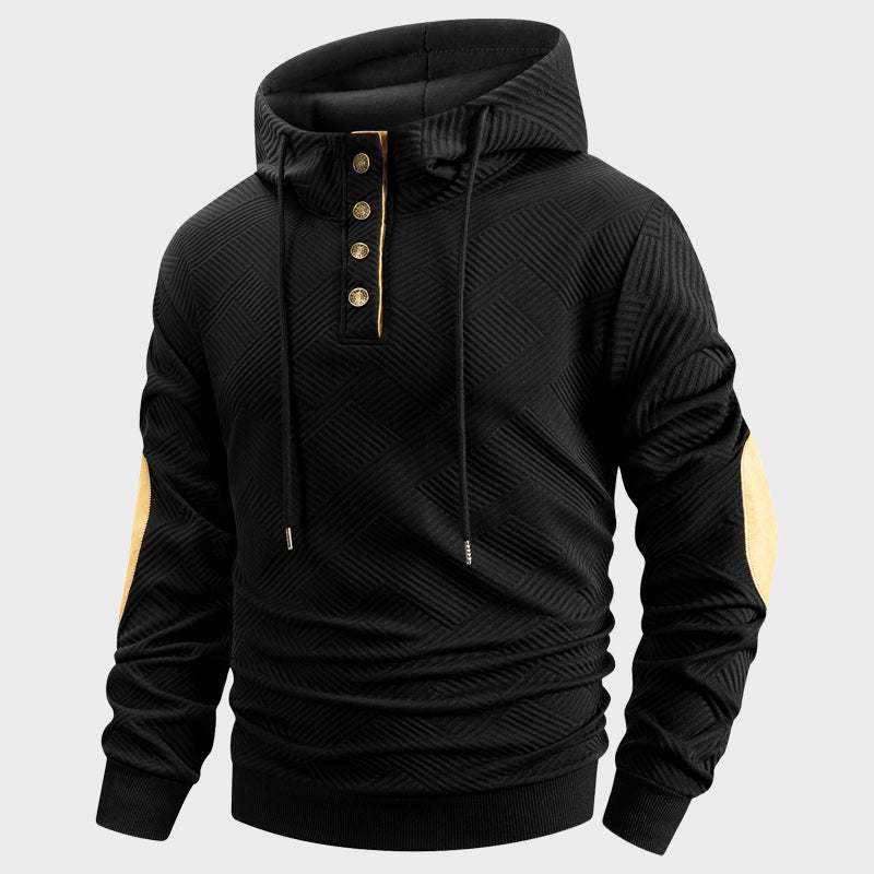 Streetform Textured ButtonUp Hoodie