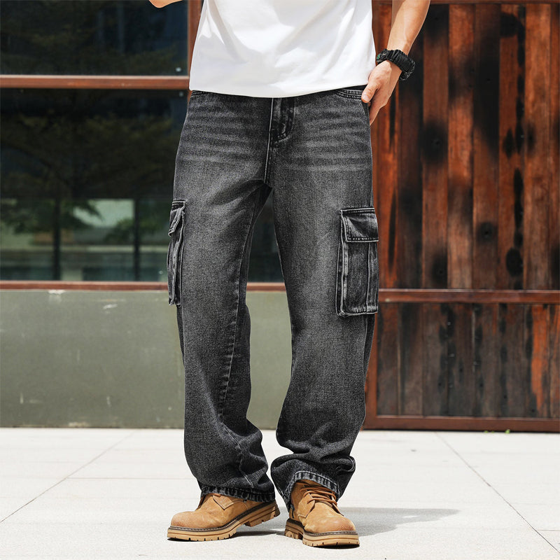 Utility Heavyweight Cargo Denim Jeans