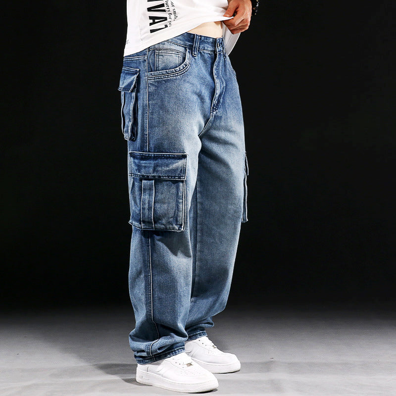 Utility Heavyweight Cargo Denim Jeans