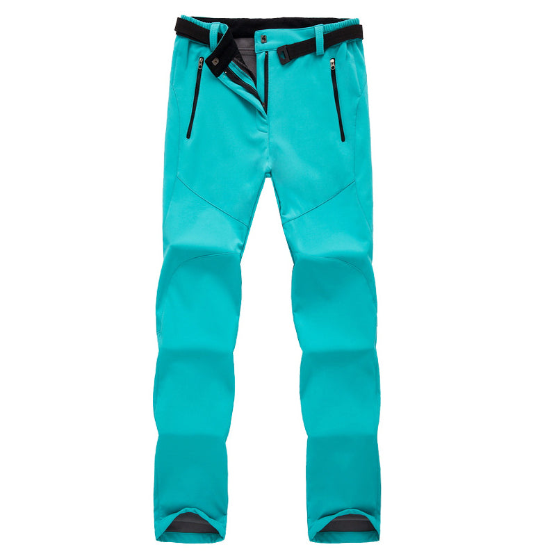 Women’s Fleece-Lined Softshell Pants for Skiing and Hiking