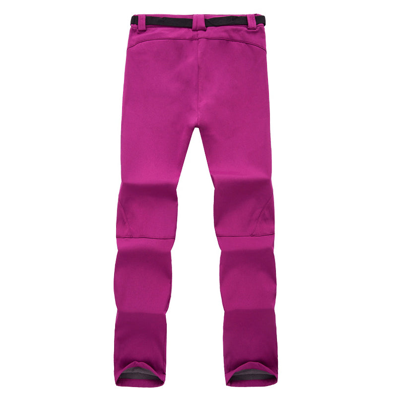 Women’s Fleece-Lined Softshell Pants for Skiing and Hiking