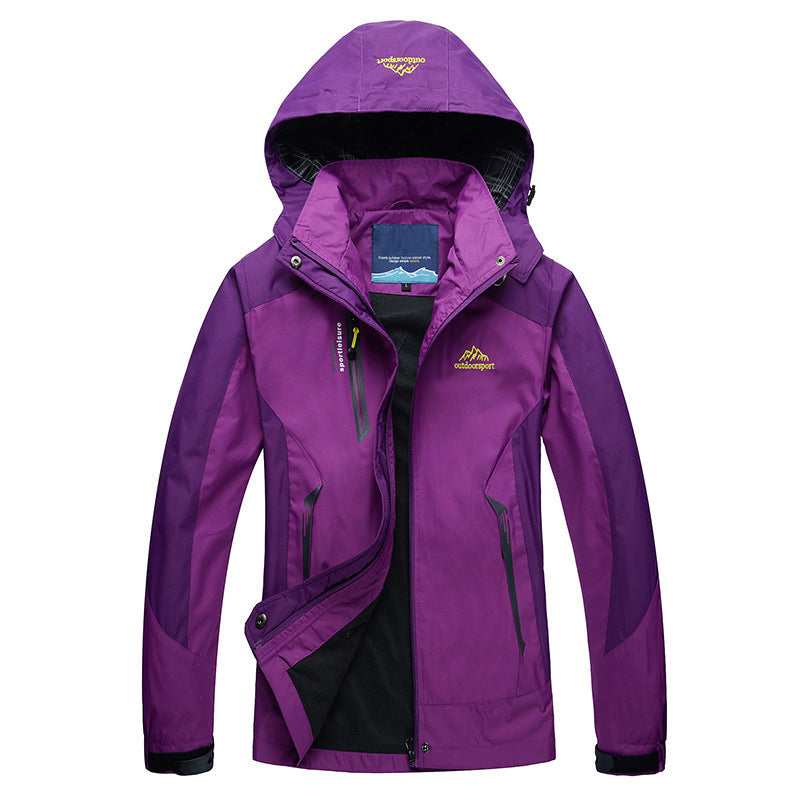 Women’s Waterproof Trail Jacket with Removable Hood