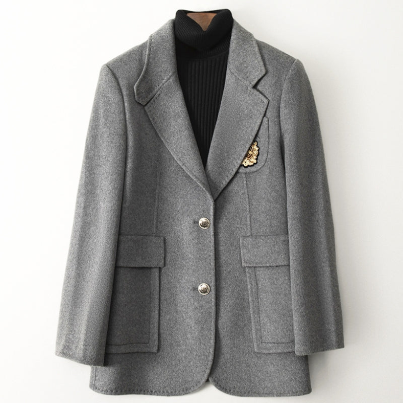 Claire Laurent Pearl Cashmere Coat - Infinityloyal
