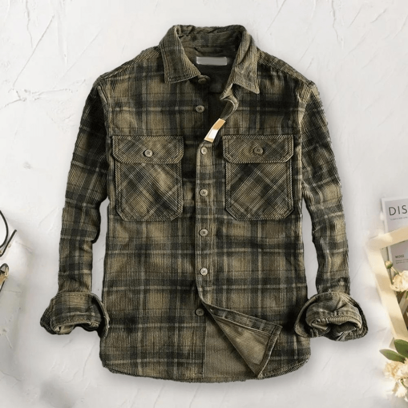Frank Hardy Washed Corduroy Shirt - Infinityloyal