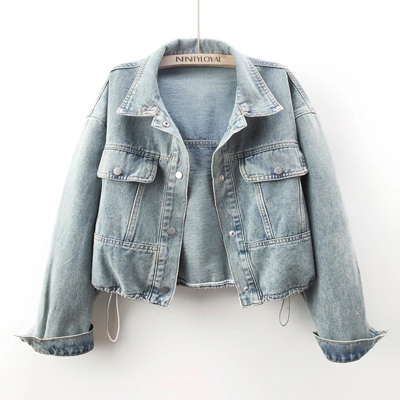 Isabelle DeLacroix Western Denim Jacket - Infinityloyal