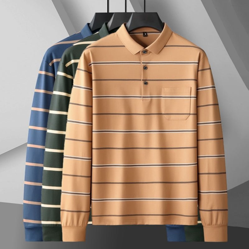 Jack Washington Striped Polo Shirt - Infinityloyal