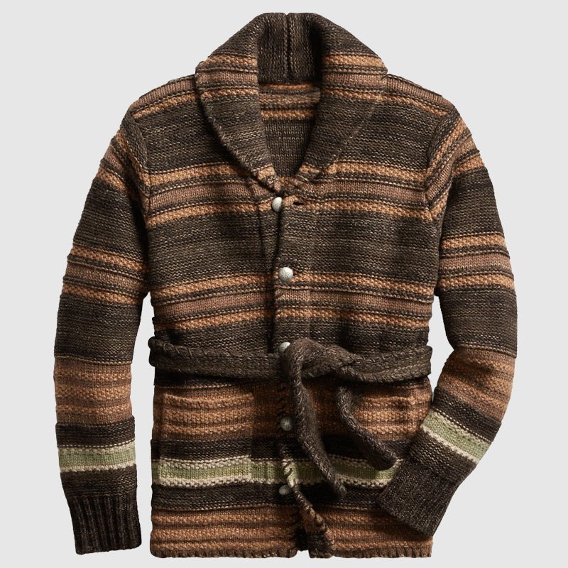 Jack Washington Vintage Belted Cardigan - Infinityloyal
