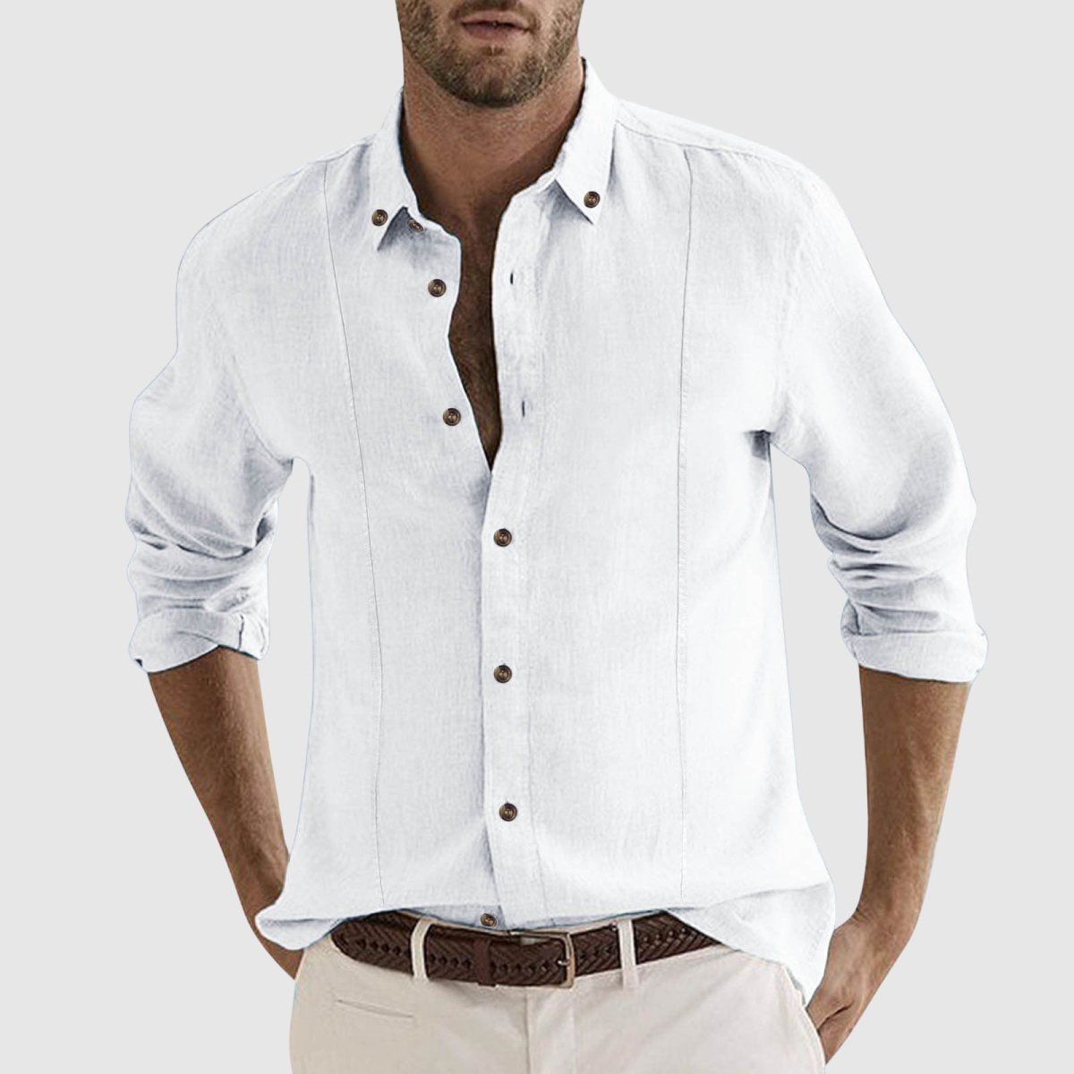 James Scott Amazon Linen Shirt - Infinityloyal