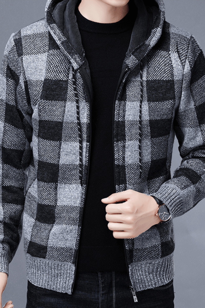 James Scott Checkered Casual Jacket - Infinityloyal